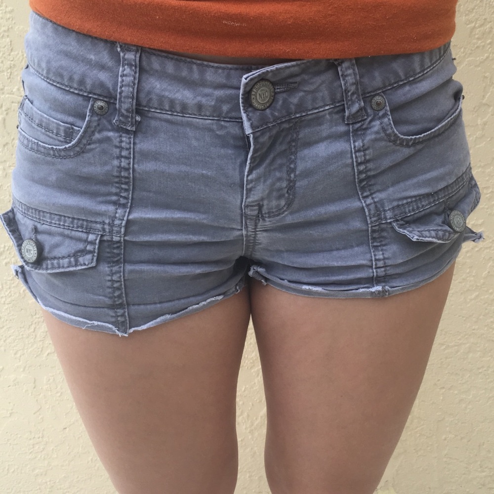 Gray Shorty Shorts